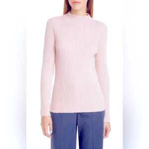 NWT Anko Light Purple Viscose Blend Cowl Neck Ribbed Long Sleeve Sweater Medium